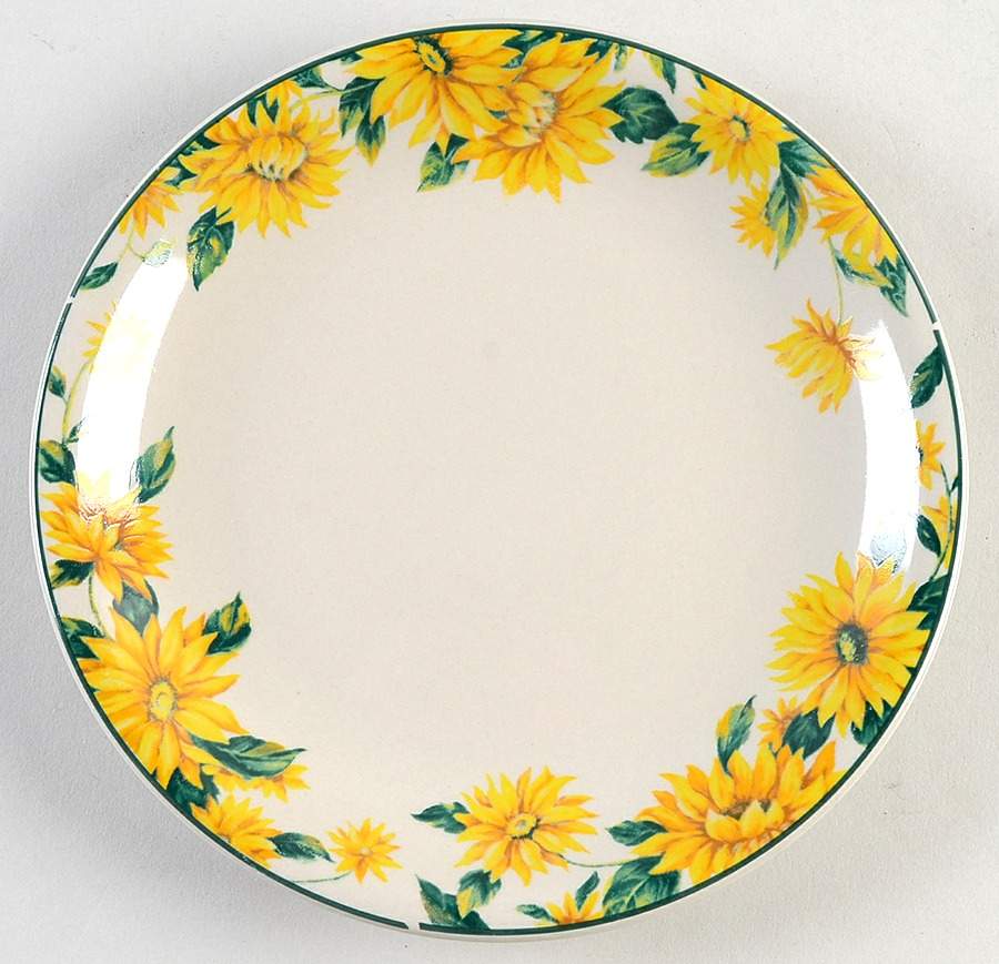 Sunflower Salad Plate by Thomson-1