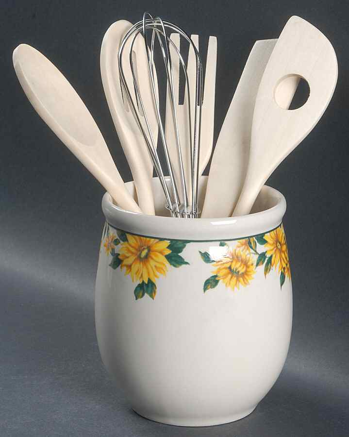 Sunflower Utensil Set (Holder & Utensils) by Thomson-1