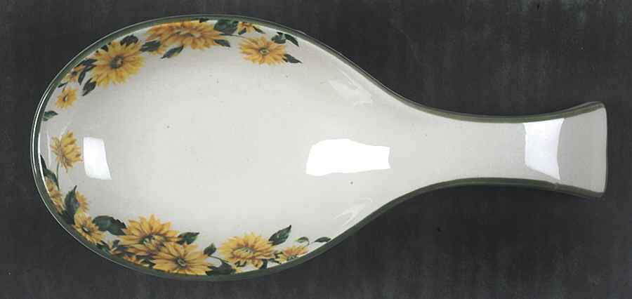 Sunflower Spoon Rest/Holder (Holds 1 Spoon) by Thomson-1
