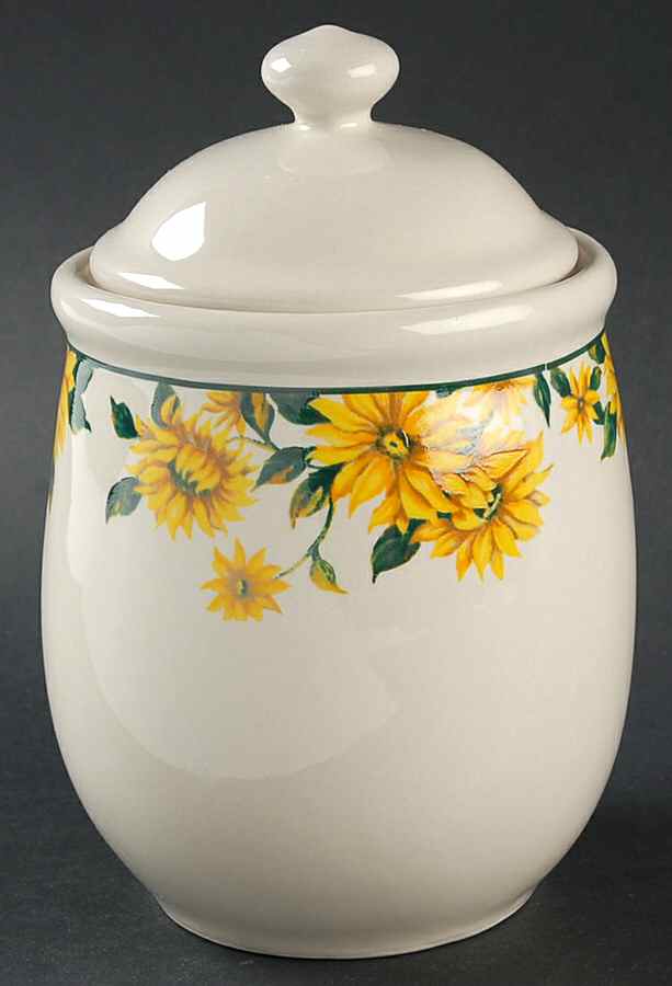 Sunflower Small Canister & Lid by Thomson-1