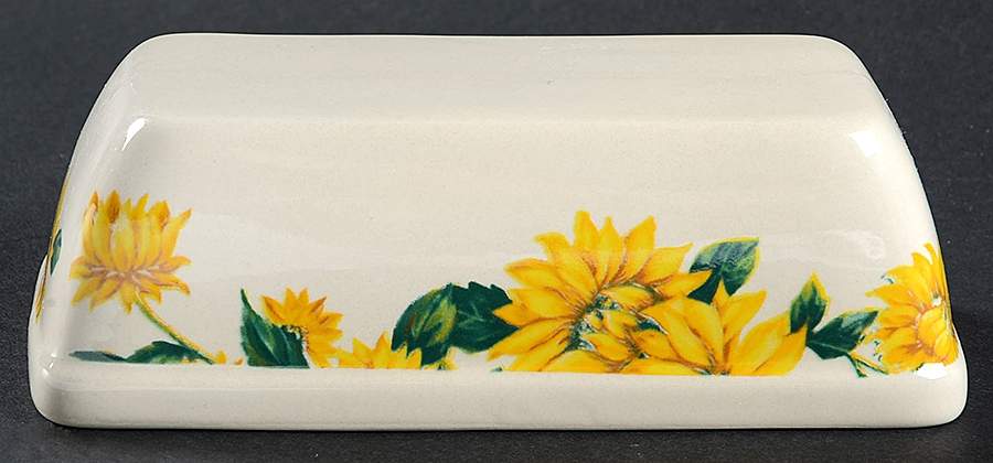 Sunflower Lid for 1/4 Lb Butter by Thomson-1