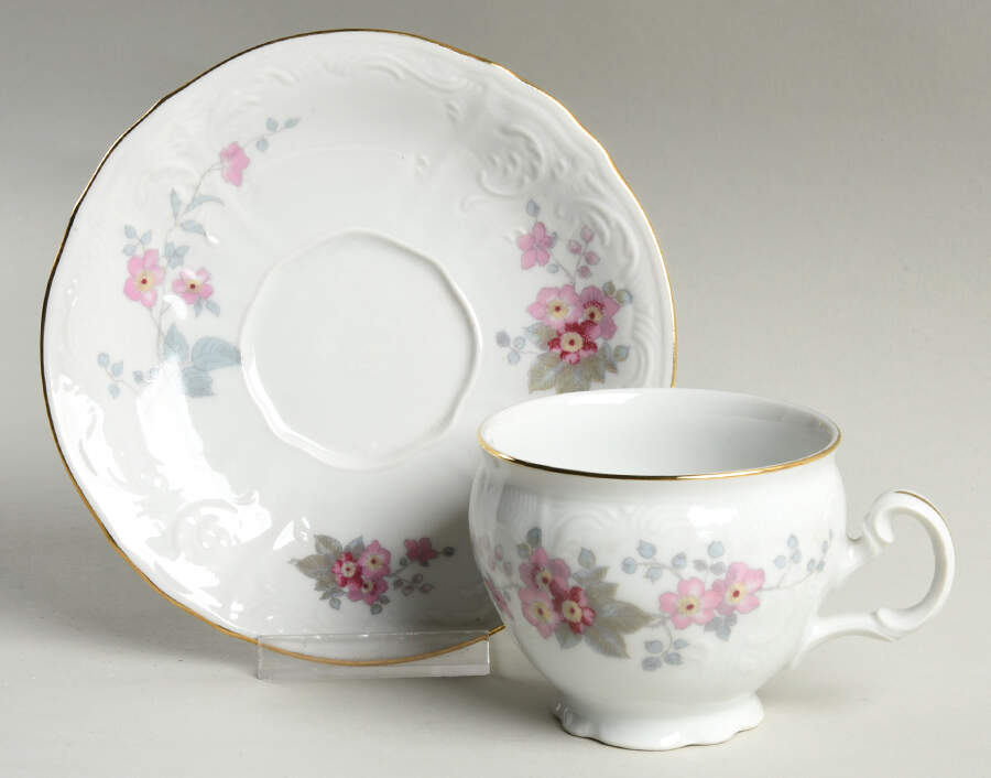 THU564 Footed Cup & Saucer Set by Thun-1