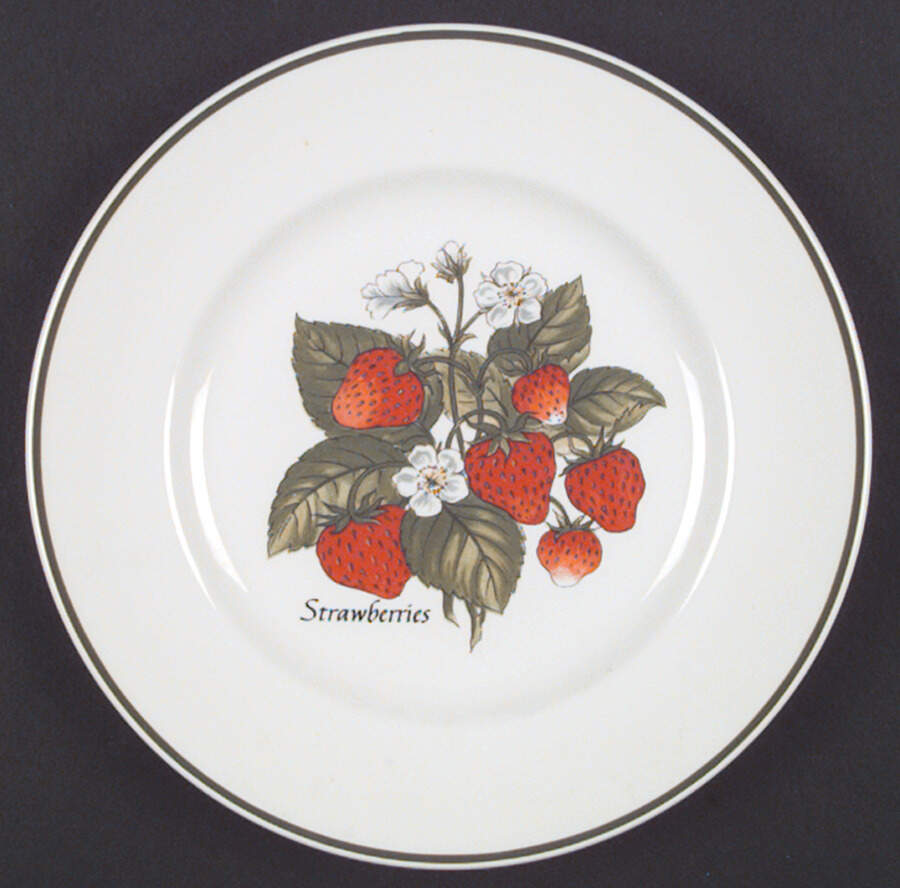 Staffordshire Gardens Salad Plate by Tiffany-1