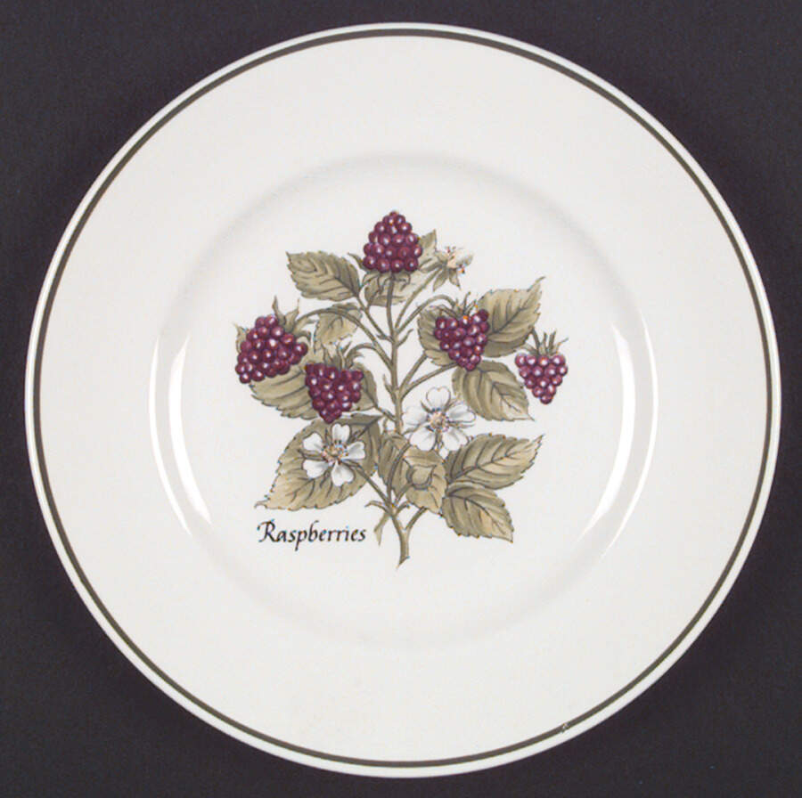 Staffordshire Gardens Salad Plate by Tiffany-1