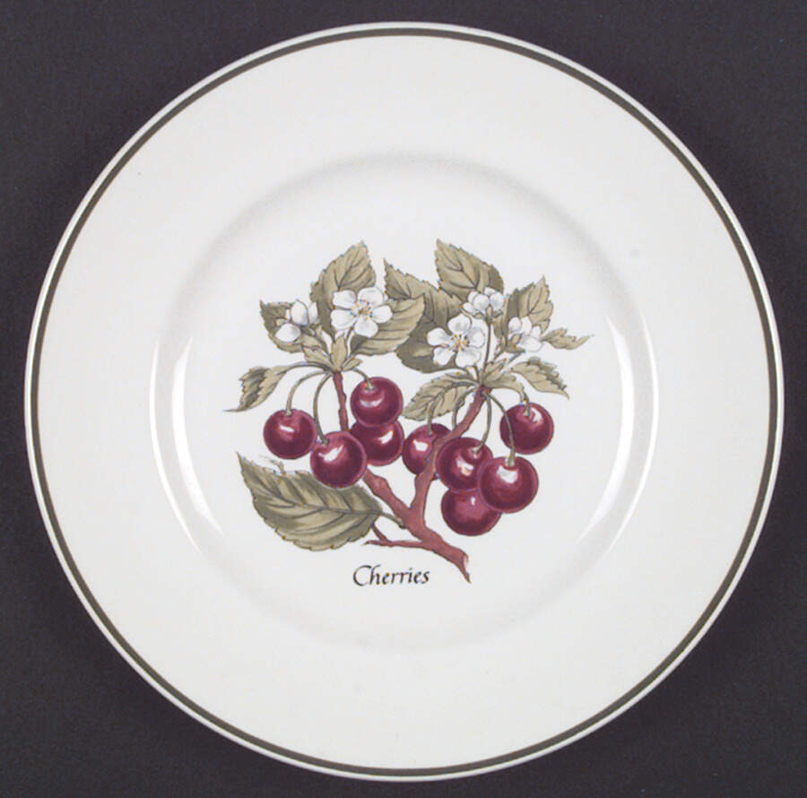 Staffordshire Gardens Salad Plate by Tiffany-1