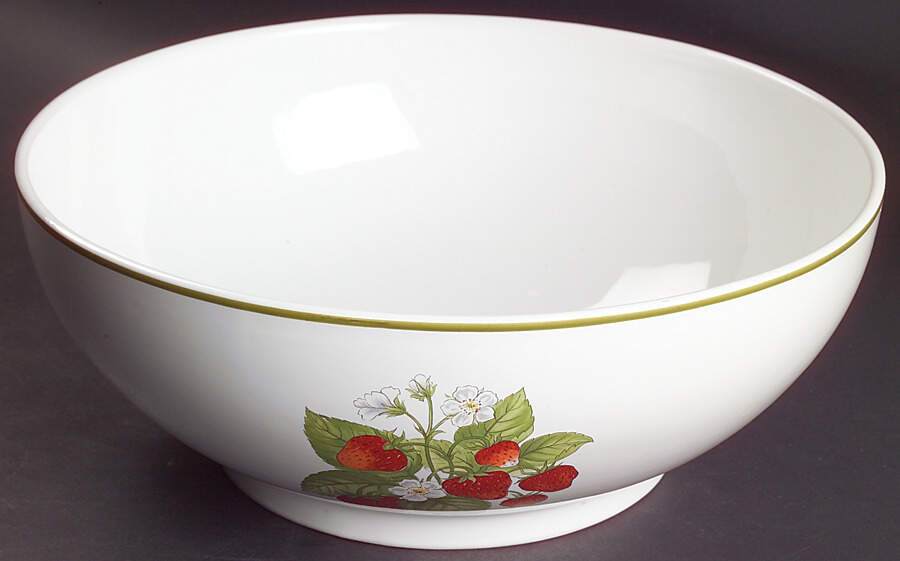 Staffordshire Gardens 12" Large Salad Serving Bowl by Tiffany-1