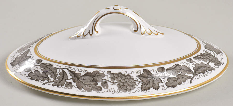 Kent Grey Lid for Oval Vegetable by Tiffany-1