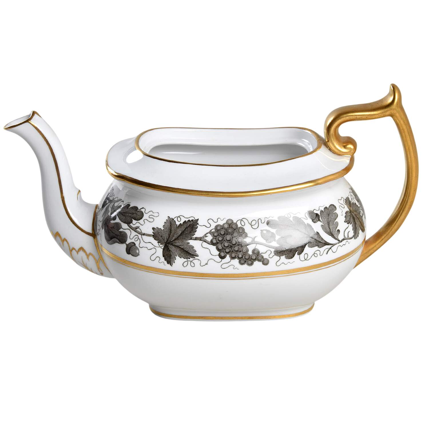 Kent Grey Teapot No Lid by Tiffany-1