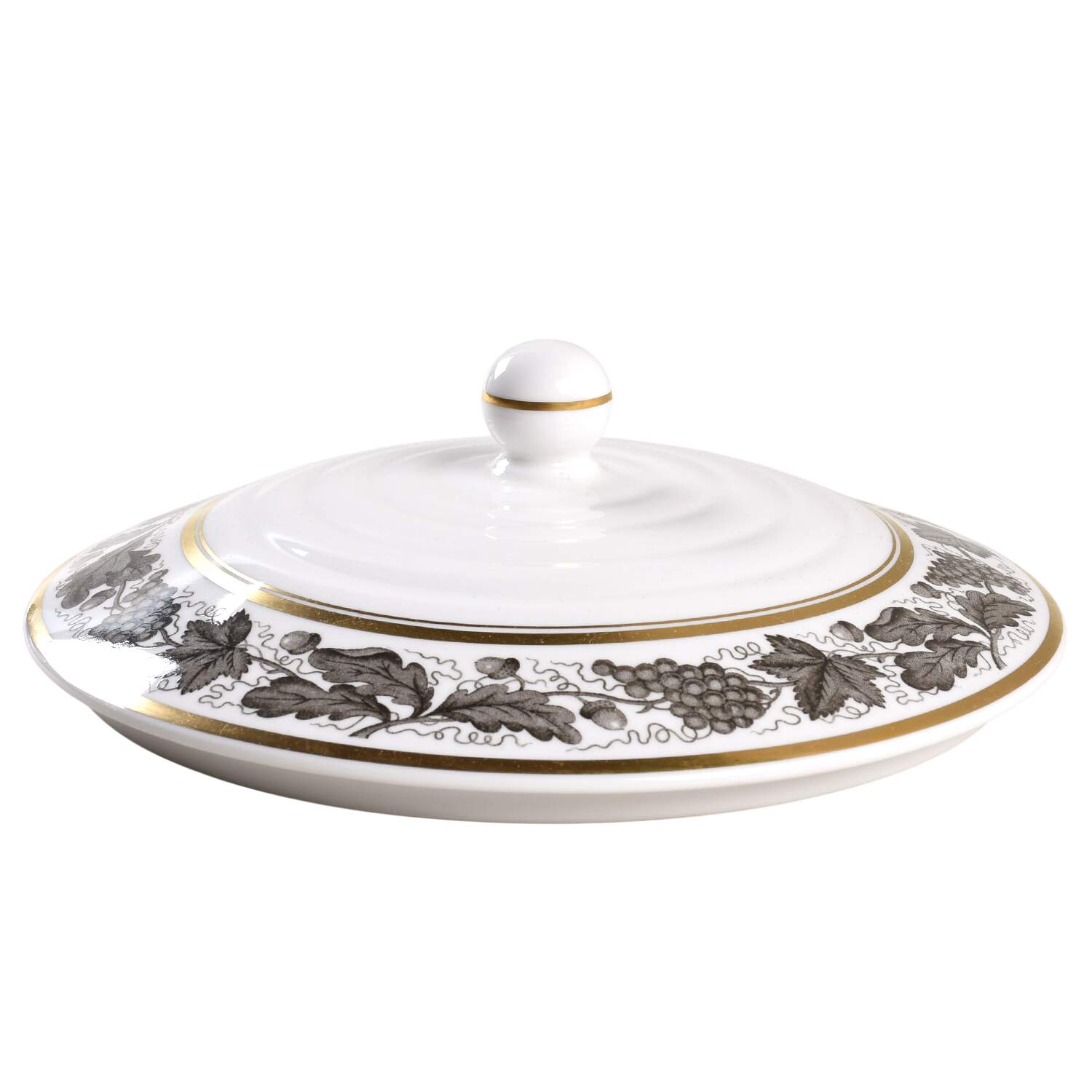 Kent Grey Lid for Round Vegetable by Tiffany-1