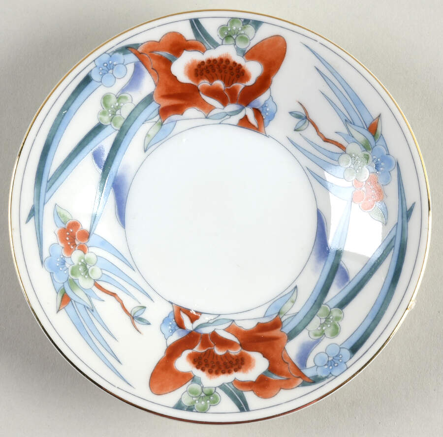 Flora Saucer for Demitasse Cup by Takahashi-1