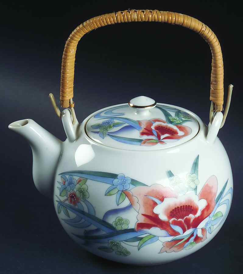 Flora Teapot & Lid by Takahashi-1