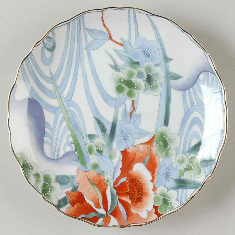 Flora Salad Plate by Takahashi-1