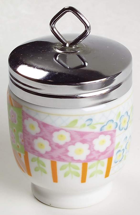 Patchwork Egg Coddler & Lid by Taste Setter-1