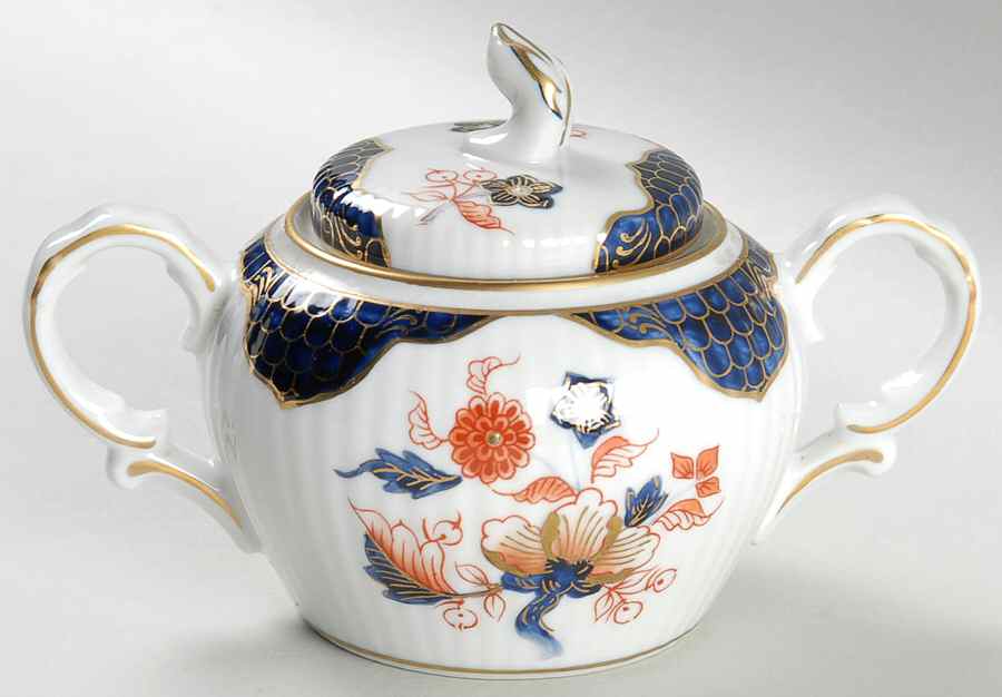 Royal Dahlia Sugar Bowl & Lid by Taste Setter-1