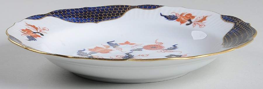 Royal Dahlia Large Rim Soup Bowl by Taste Setter-1