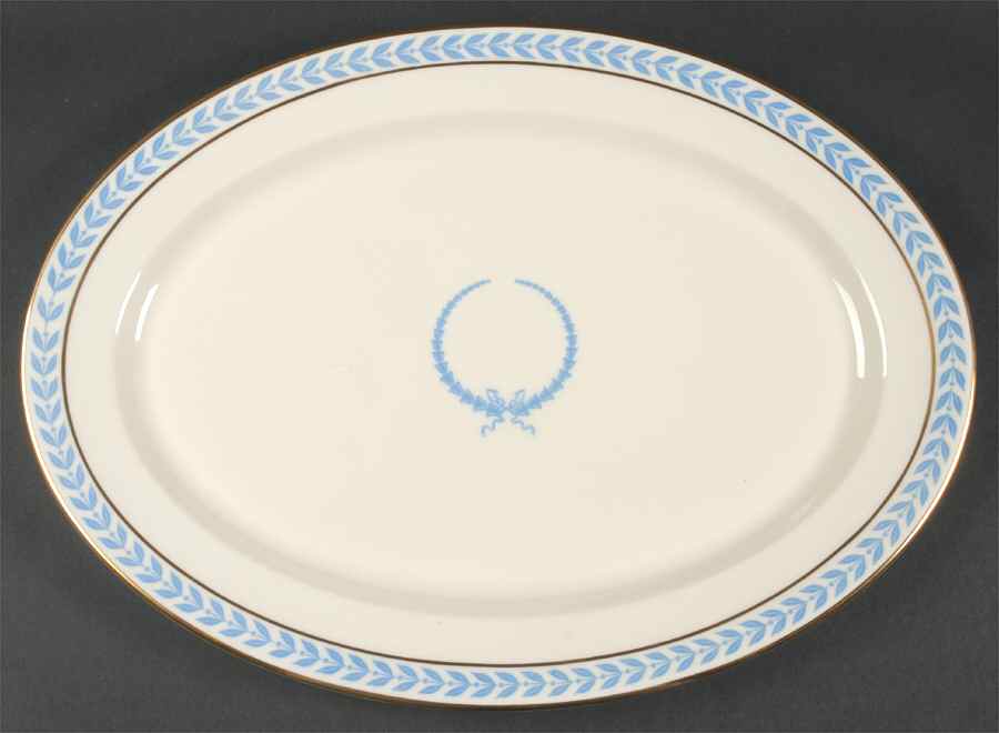 Laurel 16" Oval Serving Platter by Tatler of Trenton-1