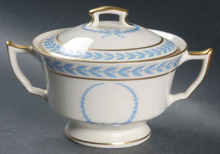 Laurel Sugar Bowl & Lid by Tatler of Trenton-1