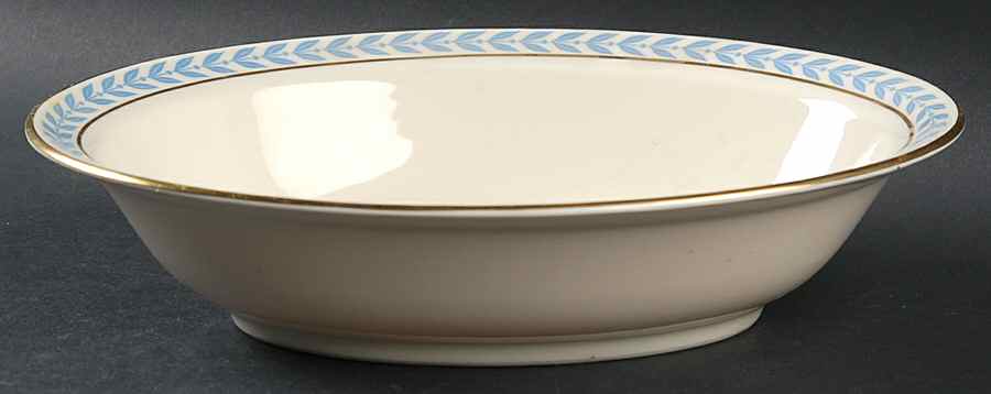 Laurel 10" Oval Vegetable Bowl by Tatler of Trenton-1