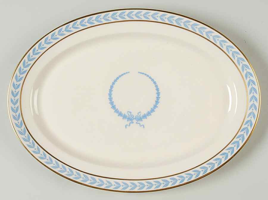 Laurel 12" Oval Serving Platter by Tatler of Trenton-1