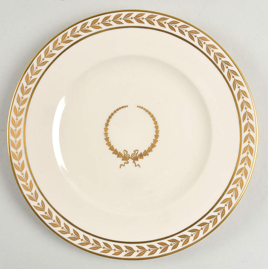 Laurel Gold Luncheon Plate by Tatler of Trenton-1