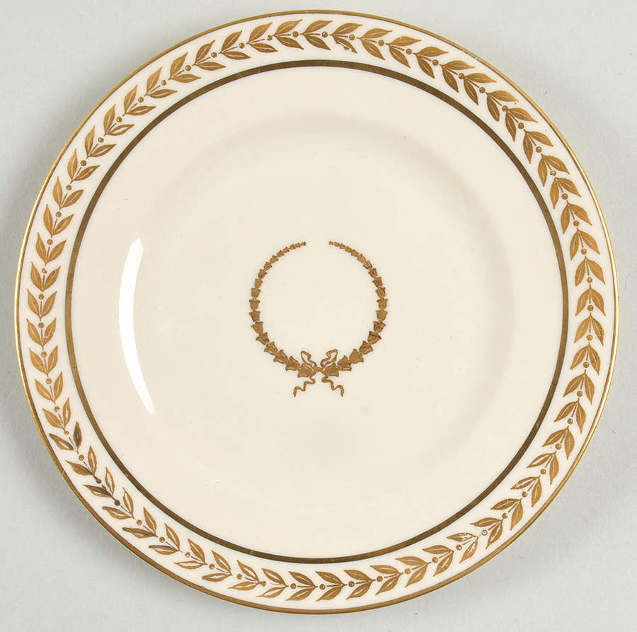 Laurel Gold Bread & Butter Plate by Tatler of Trenton-1