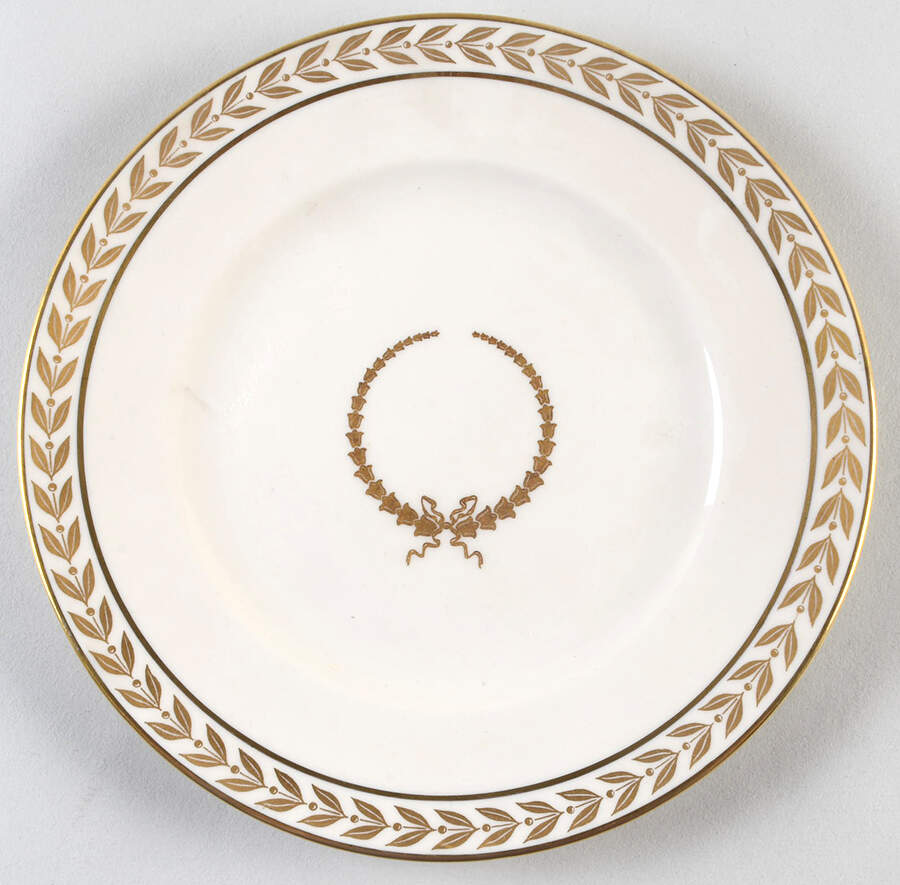 Laurel Gold Salad Plate by Tatler of Trenton-1