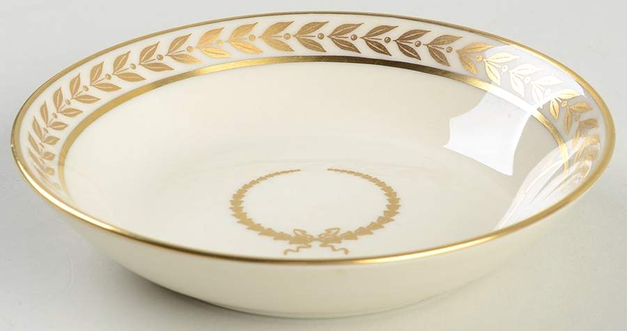 Laurel Gold Fruit/Dessert (Sauce) Bowl by Tatler of Trenton-1