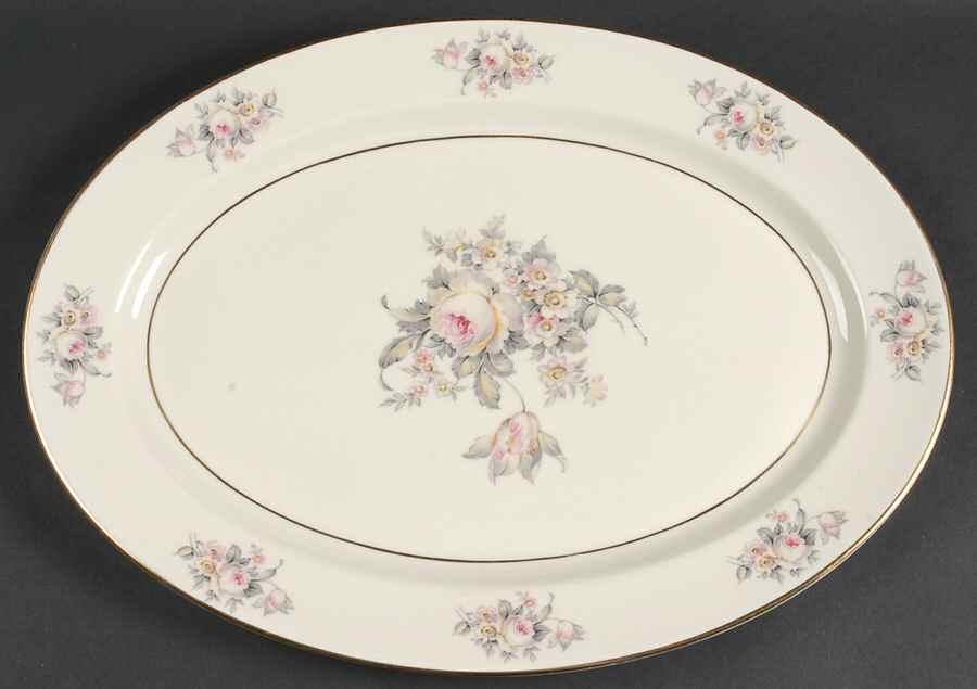 TAT2 16" Oval Serving Platter by Tatler of Trenton-1