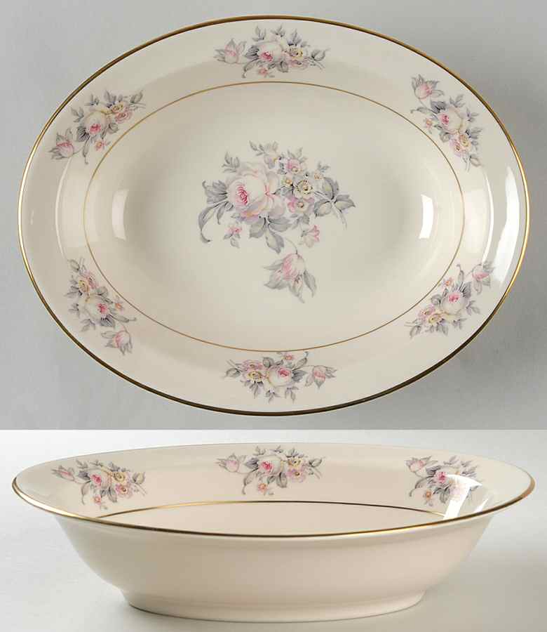 TAT2 9" Oval Vegetable Bowl by Tatler of Trenton-1