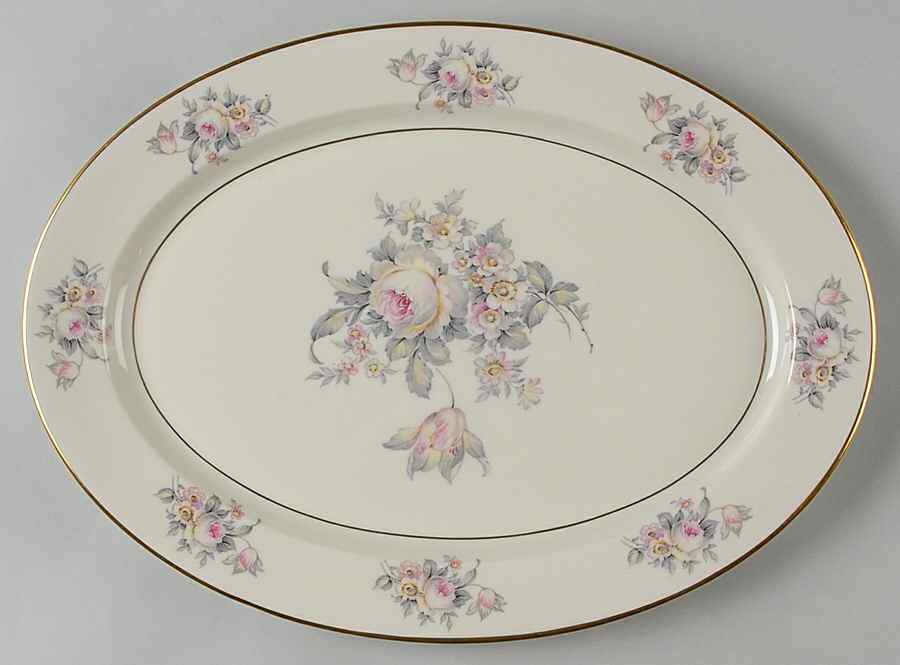 TAT2 14" Oval Serving Platter by Tatler of Trenton-1