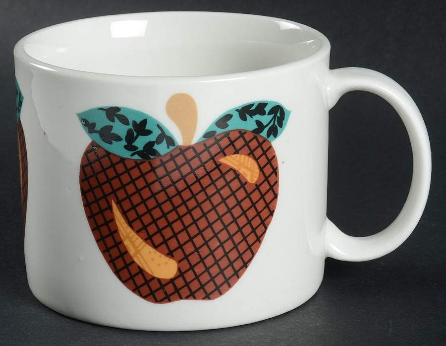 A Is For Apple Soup Mug by Tabletops Unlimited-1