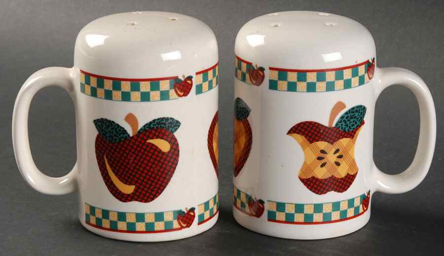 A Is For Apple Salt & Pepper Set by Tabletops Unlimited-1