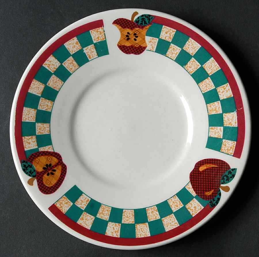 A Is For Apple Saucer by Tabletops Unlimited-1