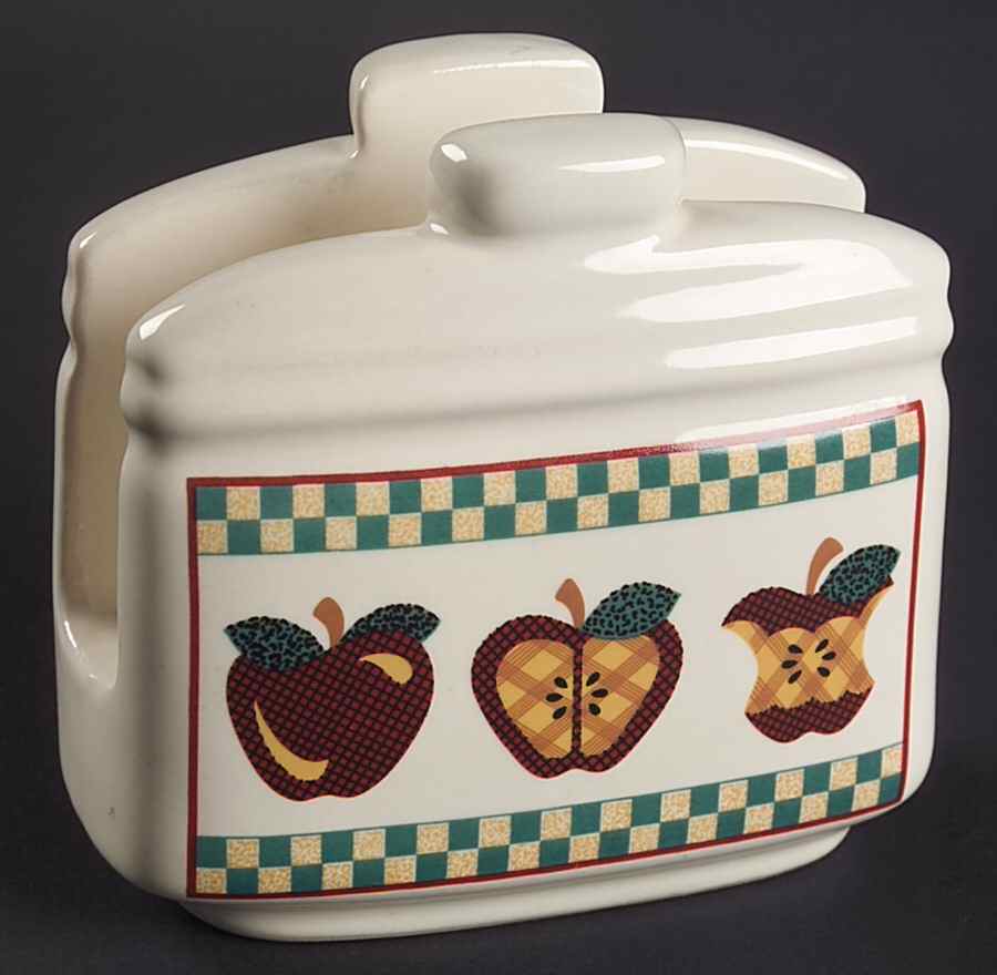 A Is For Apple Napkin Holder by Tabletops Unlimited-1