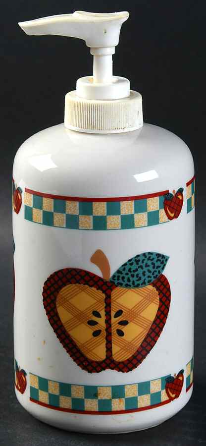 A Is For Apple Soap Dispenser by Tabletops Unlimited-1