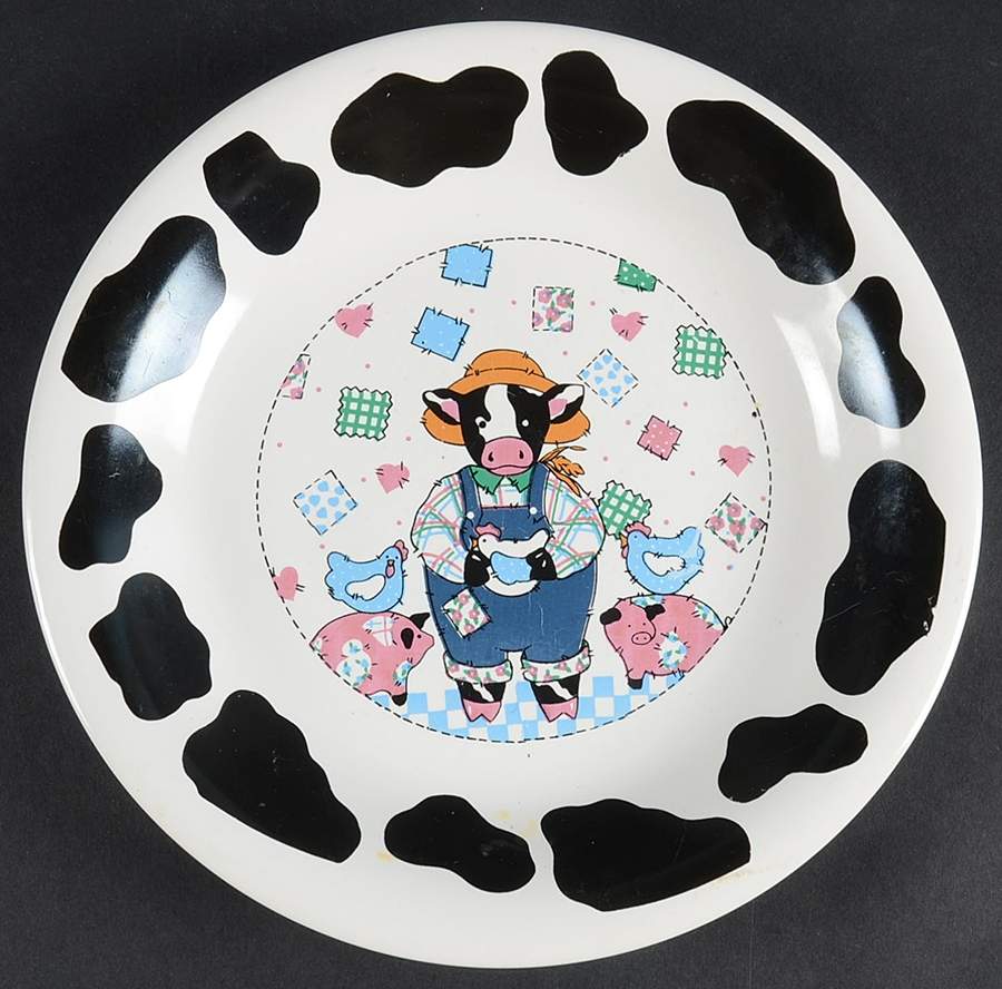Cowhands Salad Plate by Tabletops Unlimited-1