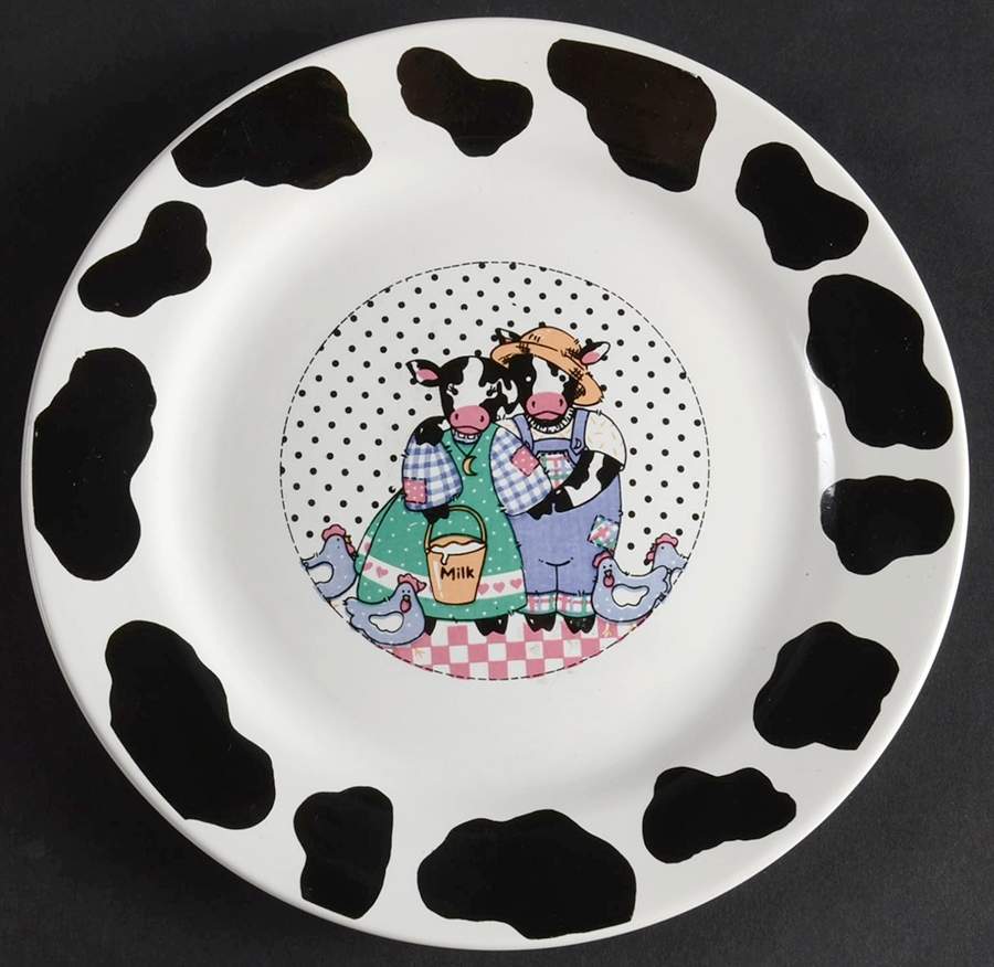 Cowhands Salad Plate by Tabletops Unlimited-1