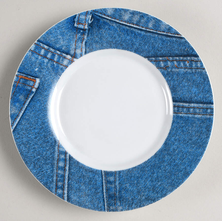 Denim Saucer by Tabletops Unlimited-1