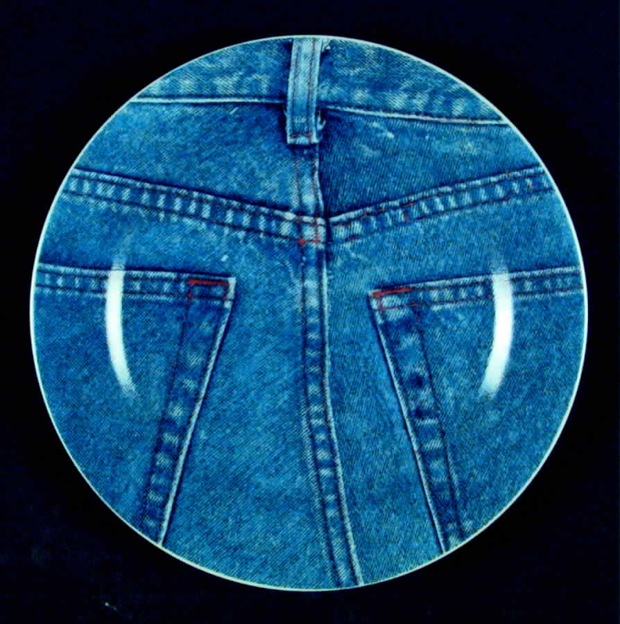 Denim Salad Plate by Tabletops Unlimited-1