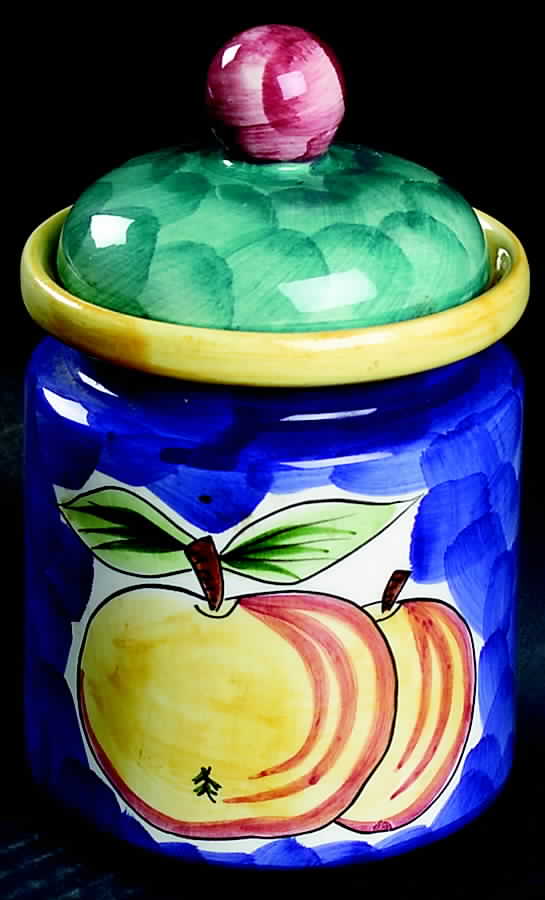 Fruita De Roma Medium Canister & Lid by Tabletops Unlimited-1