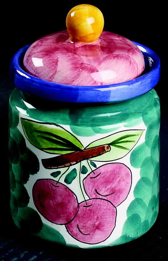 Fruita De Roma Small Canister & Lid by Tabletops Unlimited-1