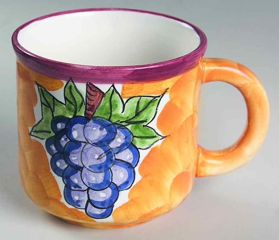 Fruita De Roma Mug by Tabletops Unlimited-1