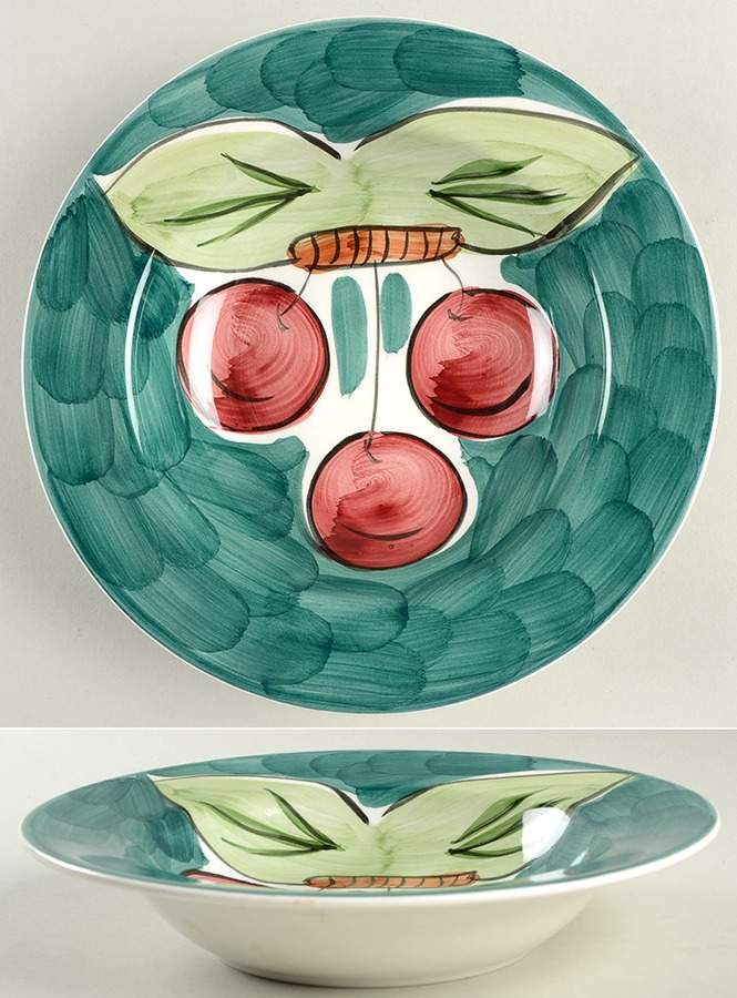 Fruita De Roma Large Rim Soup Bowl by Tabletops Unlimited-1