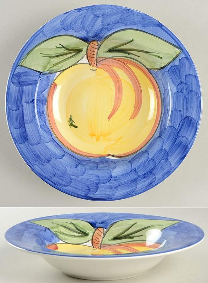 Fruita De Roma Large Rim Soup Bowl by Tabletops Unlimited-1