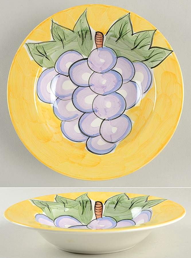 Fruita De Roma Large Rim Soup Bowl by Tabletops Unlimited-1