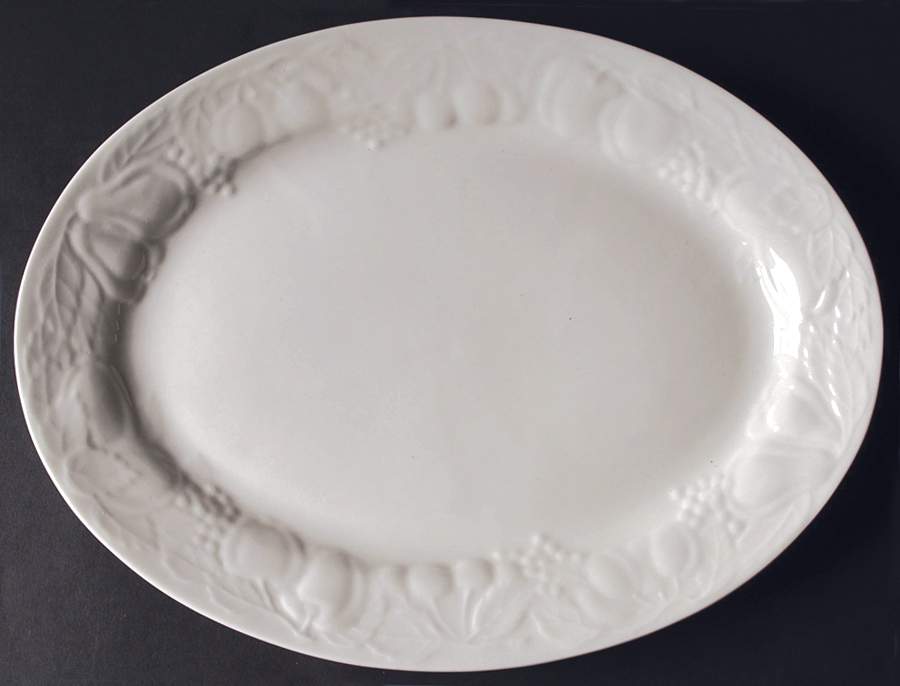 Fruit De Blanc 13" Oval Serving Platter by Tabletops Unlimited-1