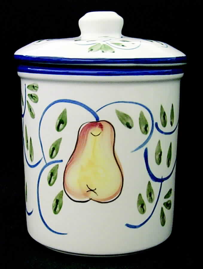 Frutteto Large Canister & Lid by Tabletops Unlimited-1