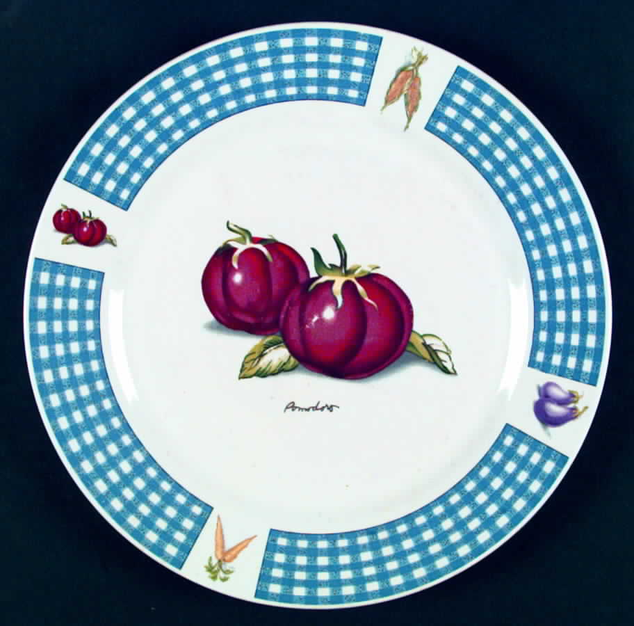 Fresh Vegetables Dinner Plate by Tabletops Unlimited-1