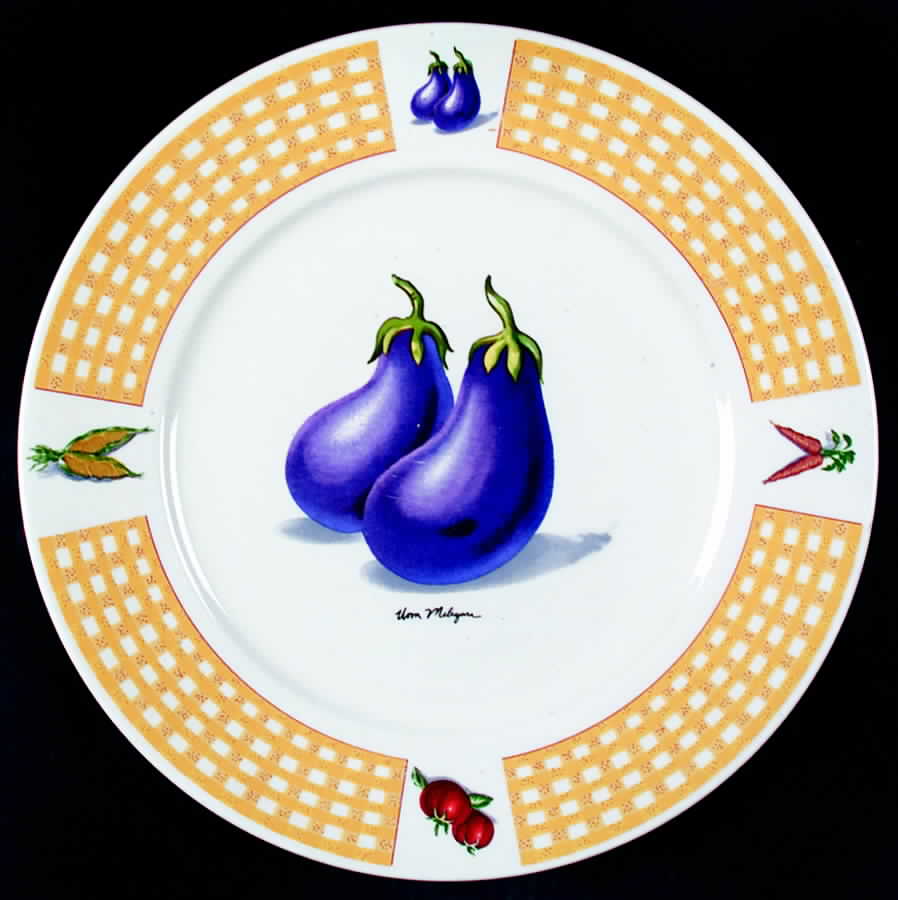 Fresh Vegetables Dinner Plate by Tabletops Unlimited-1