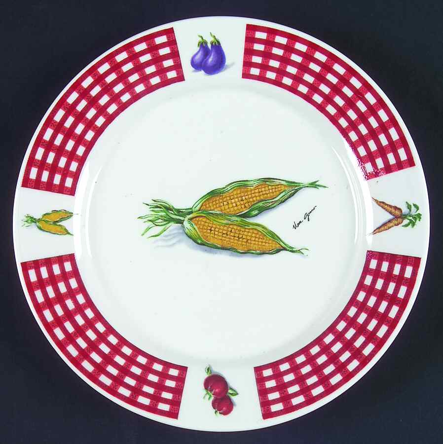 Fresh Vegetables Salad Plate by Tabletops Unlimited-1